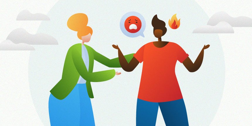 cliente insatisfeito